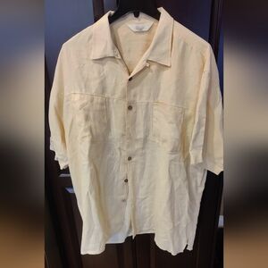 New Genelli Retro Classic XL Linen 2 pockets Salesman Sample Button down front